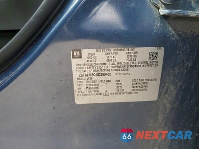 Zdjęcie 13 z 13 samochodu: 2011 GMC TERRAIN SLE VIN:2CTALMEC0B6289482 - miniatura