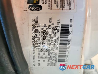 Zdjęcie 12 z 12 samochodu: 2005 TOYOTA TACOMA ACCESS CAB VIN:5TETX22N95Z018954 - miniatura