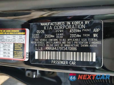 Zdjęcie 13 z 13 samochodu: 2026 KIA K5 GT LINE VIN:KNAG64J79T5470886 - miniatura