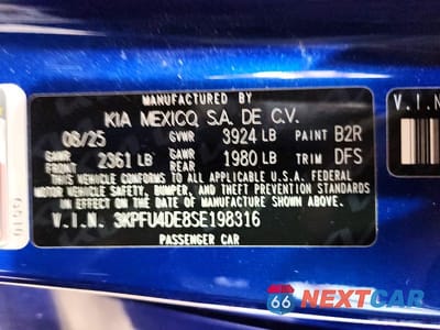 Zdjęcie 12 z 12 samochodu: 2025 KIA K4 EX VIN:3KPFU4DE8SE198316 - miniatura