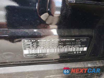 Zdjęcie 13 z 13 samochodu: 2022 MITSUBISHI OUTLANDER ES VIN:JA4J3TA82NZ050753 - miniatura
