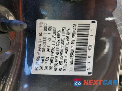 Zdjęcie 12 z 12 samochodu: 2010 ACURA TL VIN:19UUA8F52AA006072 - miniatura