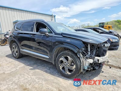 Czwarte zdjęcie samochodu z boku: 2022 HYUNDAI SANTA FE SEL VIN:5NMS2DAJ2NH474718 - miniatura