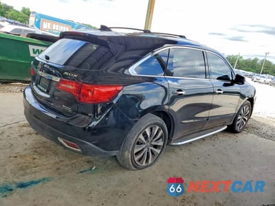 Trzecie zdjęcie samochodu z tyłu: 2016 ACURA MDX TECHNOLOGY VIN:5FRYD4H42GB025501 - miniatura