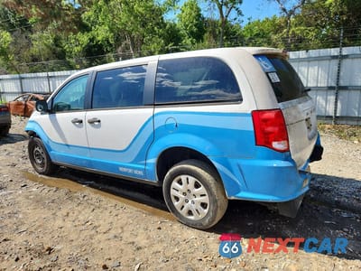 Drugie zdjęcie samochodu z przodu: 2019 DODGE GRAND CARAVAN SE VIN:2C7WDGBG6KR798856 - miniatura