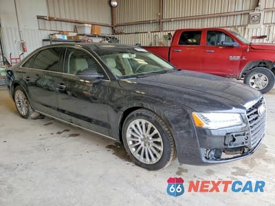 Czwarte zdjęcie samochodu z boku: 2015 AUDI A8 L QUATTRO VIN:WAU32AFD5FN036492 - miniatura