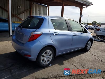 Trzecie zdjęcie samochodu z tyłu: 2014 TOYOTA YARIS 5-DOOR LE VIN:JTDKTUD38ED574535 - miniatura