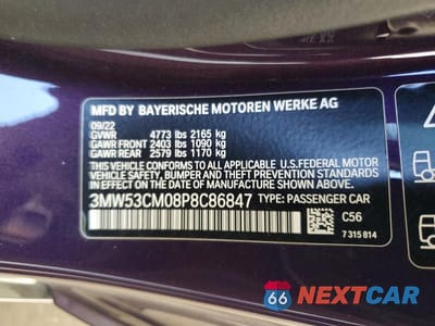 Zdjęcie 13 z 13 samochodu: 2023 BMW M240XI VIN:3MW53CM08P8C86847 - miniatura