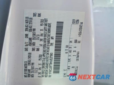 Zdjęcie 13 z 13 samochodu: 2017 FORD ESCAPE S VIN:1FMCU0F78HUE27593 - miniatura