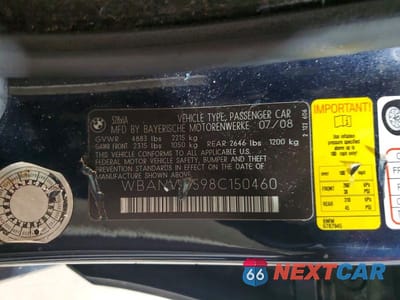 Zdjęcie 12 z 12 samochodu: 2008 BMW 528 XI VIN:WBANV13598C150460 - miniatura