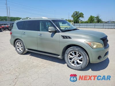 Czwarte zdjęcie samochodu z boku: 2012 INFINITI QX56 BASE VIN:JN8AZ2NE8C9017174 - miniatura