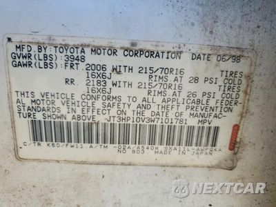 Zdjęcie 13 z 13 samochodu: 1998 TOYOTA RAV4 BASE VIN:JT3HP10V3W7101781 - miniatura