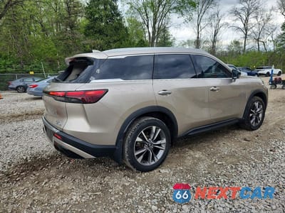 Trzecie zdjęcie samochodu z tyłu: 2023 INFINITI QX60 LUXE VIN:5N1DL1FS7PC350172 - miniatura