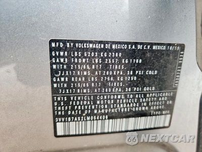 Zdjęcie 14 z 14 samochodu: 2020 VOLKSWAGEN TIGUAN S VIN:3VV1B7AX2LM054406 - miniatura
