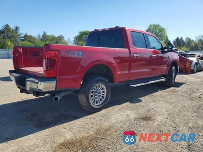 Trzecie zdjęcie samochodu z tyłu: 2021 FORD F250 SUPER DUTY VIN:1FT7W2B61MEC30195 - miniatura
