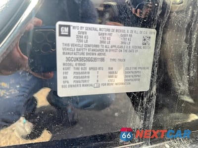 Zdjęcie 10 z 10 samochodu: 2016 CHEVROLET SILVERADO K1500 LTZ VIN:3GCUKSEC6GG351186 - miniatura