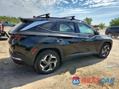 Trzecie zdjęcie samochodu z tyłu: 2022 HYUNDAI TUCSON LIMITED VIN:KM8JECA12NU061943 - miniatura