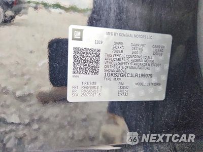 Zdjęcie 13 z 13 samochodu: 2020 GMC YUKON XL VIN:1GKS2GKC1LR199079 - miniatura
