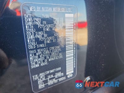 Zdjęcie 13 z 13 samochodu: 2021 INFINITI QX80 SENSORY VIN:JN8AZ2BF5M9715899 - miniatura