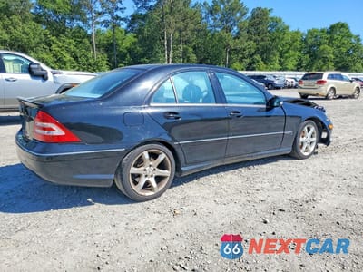 Trzecie zdjęcie samochodu z tyłu: 2007 MERCEDES-BENZ C 230 VIN:WDBRF52HX7F893922 - miniatura