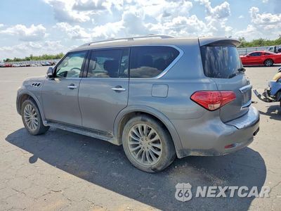 Drugie zdjęcie samochodu z przodu: 2015 INFINITI QX80 BASE VIN:JN8AZ2NC6F9370841 - miniatura