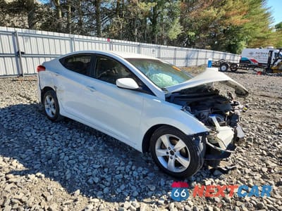 Czwarte zdjęcie samochodu z boku: 2011 HYUNDAI ELANTRA GLS VIN:5NPDH4AE7BH035586 - miniatura