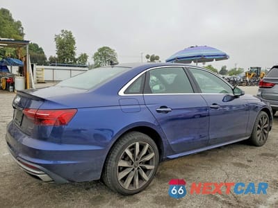 Trzecie zdjęcie samochodu z tyłu: 2022 AUDI A4 PREMIUM 40 VIN:WAUABAF42NN003679 - miniatura