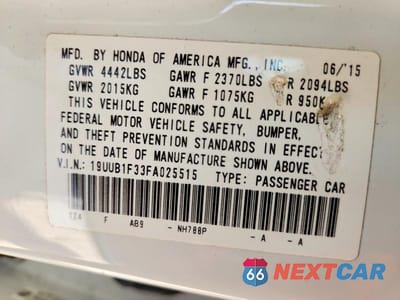 Zdjęcie 12 z 12 samochodu: 2015 ACURA TLX VIN:19UUB1F33FA025515 - miniatura