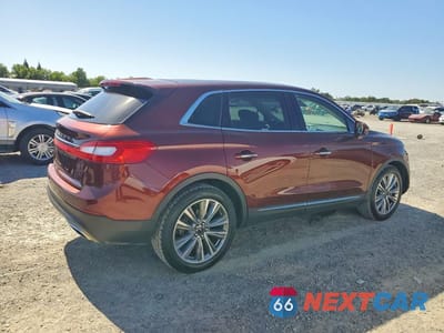 Trzecie zdjęcie samochodu z tyłu: 2016 LINCOLN MKX RESERVE VIN:2LMTJ8LPXGBL42355 - miniatura