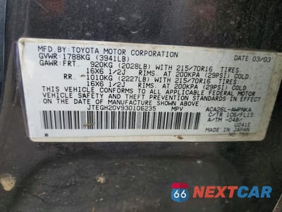 Zdjęcie 13 z 13 samochodu: 2003 TOYOTA RAV4 BASE VIN:JTEGH20V930106235 - miniatura