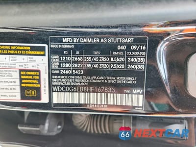 Zdjęcie 14 z 14 samochodu: 2017 MERCEDES-BENZ GLC 43 4MATIC AMG VIN:WDC0G6EB8HF167833 - miniatura
