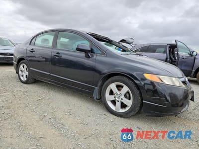 Czwarte zdjęcie samochodu z boku: 2008 HONDA CIVIC EX VIN:1HGFA16868L053940 - miniatura