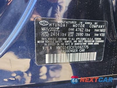 Zdjęcie 12 z 12 samochodu: 2026 GENESIS G70 2.5T STANDARD VIN:KMTG14SCXTU162775 - miniatura