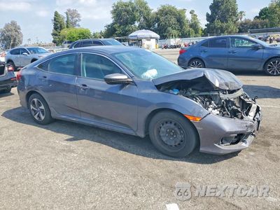 Czwarte zdjęcie samochodu z boku: 2019 HONDA CIVIC LX VIN:2HGFC2F68KH591378 - miniatura