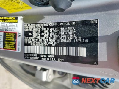 Zdjęcie 13 z 13 samochodu: 2013 TOYOTA VENZA XLE VIN:4T3BK3BB0DU094272 - miniatura