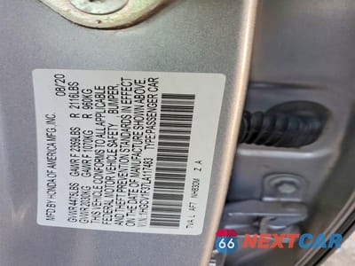 Zdjęcie 13 z 13 samochodu: 2020 HONDA ACCORD VIN:1HGCV1F37LA117483 - miniatura