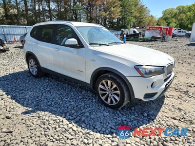 Czwarte zdjęcie samochodu z boku: 2017 BMW X3 XDRIVE28I VIN:5UXWX9C34H0W67213 - miniatura