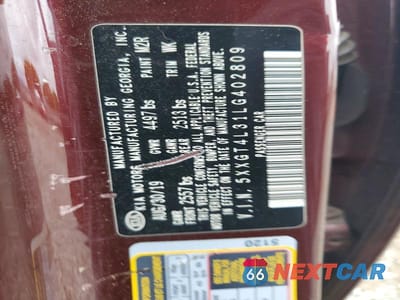 Zdjęcie 12 z 12 samochodu: 2020 KIA OPTIMA LX VIN:5XXGT4L31LG402809 - miniatura