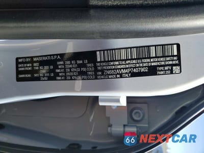 Zdjęcie 13 z 13 samochodu: 2023 MASERATI GRECALE MODENA VIN:ZN682AVM4P7407902 - miniatura