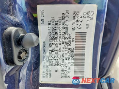 Zdjęcie 14 z 14 samochodu: 2005 LEXUS GX 470 VIN:JTJBT20X550084121 - miniatura