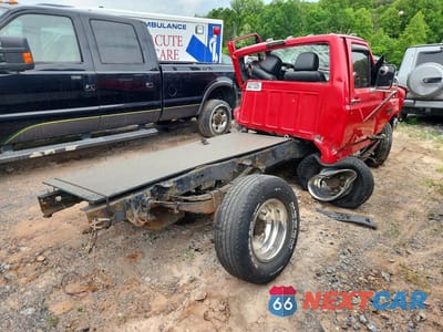 Trzecie zdjęcie samochodu z tyłu: 1996 FORD F350 VIN:2FDKF37F0TCA62140 - miniatura