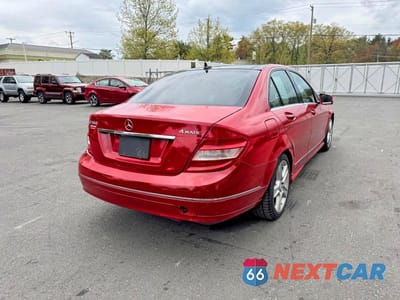 Trzecie zdjęcie samochodu z tyłu: 2010 MERCEDES-BENZ C 300 4MATIC VIN:WDDGF8BB9AF477573 - miniatura