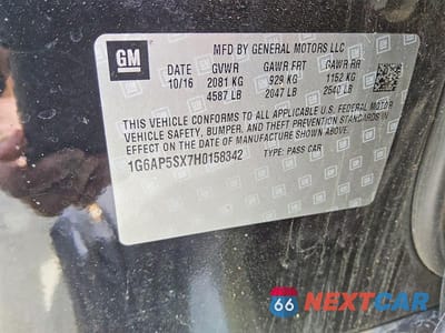 Zdjęcie 12 z 12 samochodu: 2017 CADILLAC CTS VIN:1G6AP5SX7H0158342 - miniatura