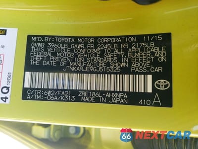 Zdjęcie 12 z 12 samochodu: 2016 SCION IM BASE VIN:JTNKARJE9GJ515325 - miniatura
