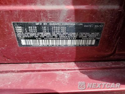 Zdjęcie 12 z 12 samochodu: 2017 SUBARU LEGACY 2.5I VIN:4S3BNAB68H3066145 - miniatura