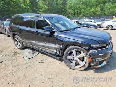 Czwarte zdjęcie samochodu z boku: 2021 JEEP GRAND CHEROKEE L LIMITED VIN:1C4RJKBG1M8150801 - miniatura