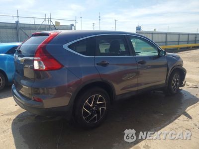 Trzecie zdjęcie samochodu z tyłu: 2016 HONDA CR-V SE VIN:5J6RM4H40GL093082 - miniatura