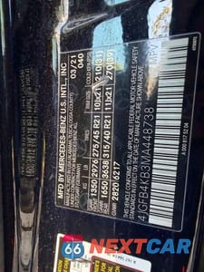 Zdjęcie 14 z 14 samochodu: 2021 MERCEDES-BENZ GLE 350 4MATIC VIN:4JGFB4KB3MA448738 - miniatura