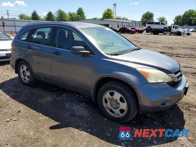 Czwarte zdjęcie samochodu z boku: 2010 HONDA CR-V LX VIN:5J6RE4H33AL052649 - miniatura
