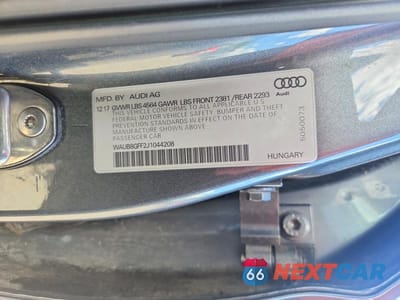 Zdjęcie 12 z 12 samochodu: 2018 AUDI A3 PREMIUM VIN:WAUB8GFF2J1044208 - miniatura